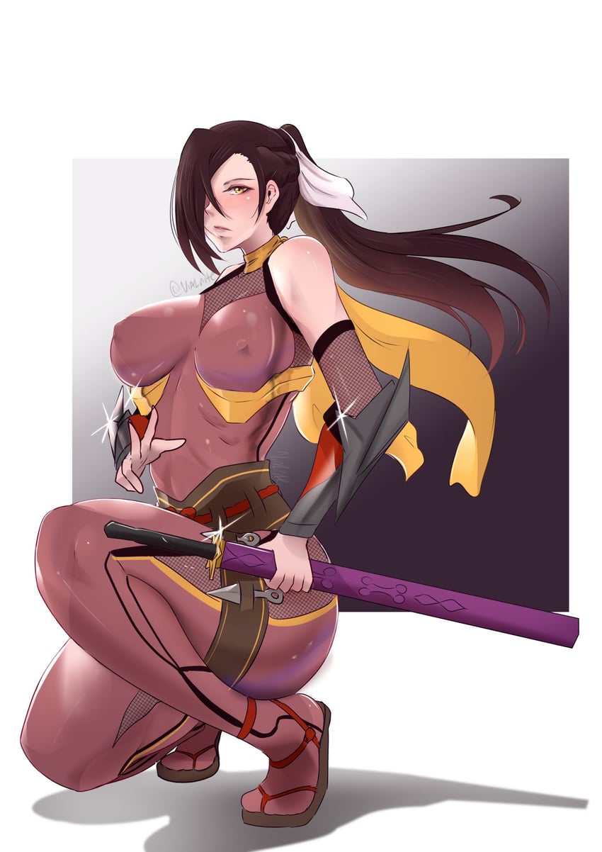 kagero (fire emblem and 2 more) drawn by vialnite