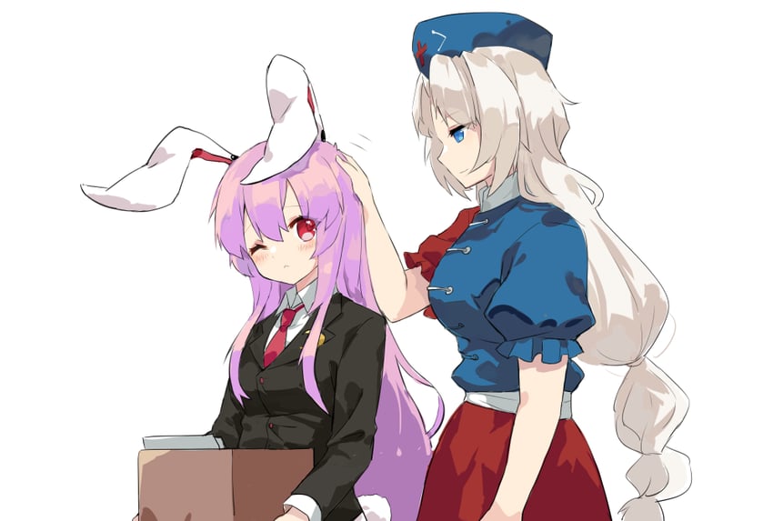 reisen udongein inaba and yagokoro eirin (touhou) drawn by nejikyuu