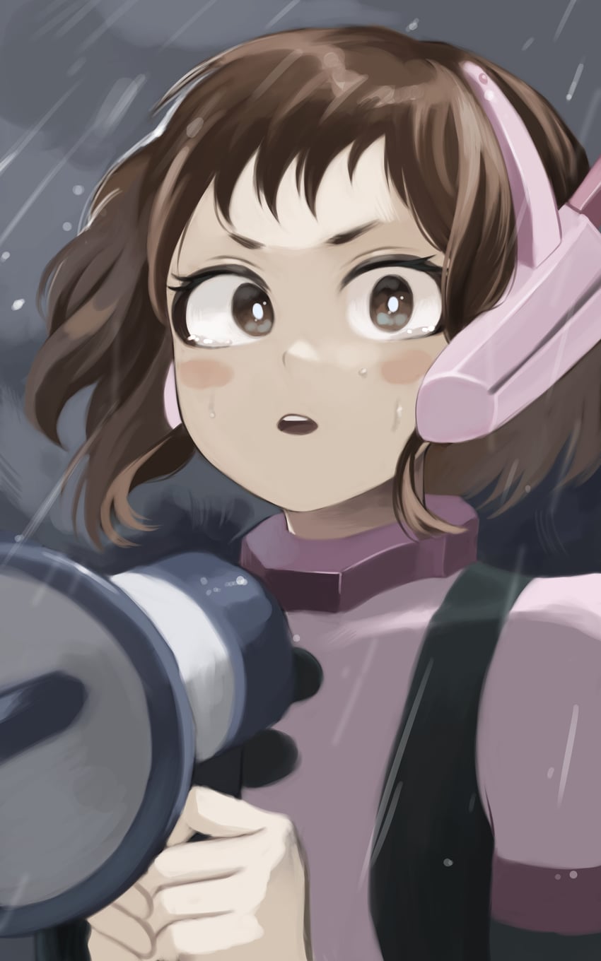 uraraka ochaco (boku no hero academia) drawn by fengling_(furin-jp)