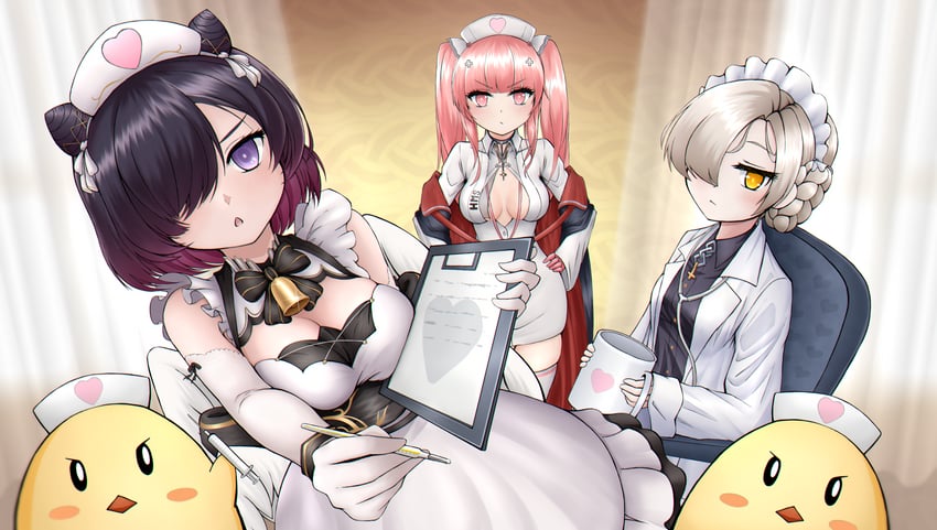 manjuu, sheffield, perseus, and jervis (azur lane) drawn by axelsworks
