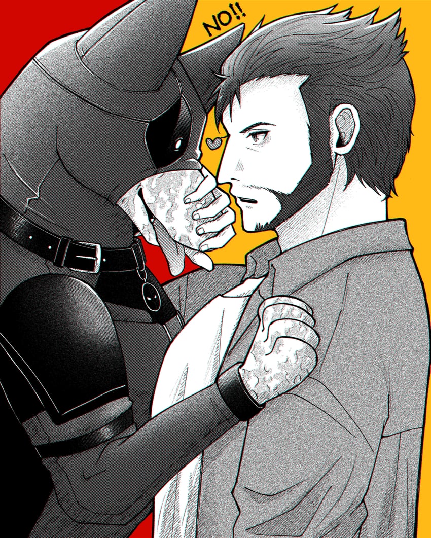 wolverine and deadpool (marvel and 4 more) drawn by doghooouse