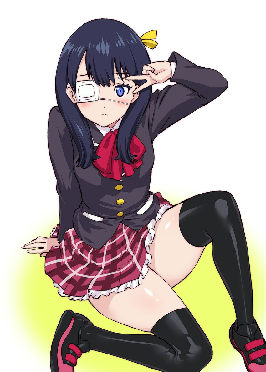 takarada rikka and takanashi rikka (gridman universe and 2 more) drawn by ueyama_michirou