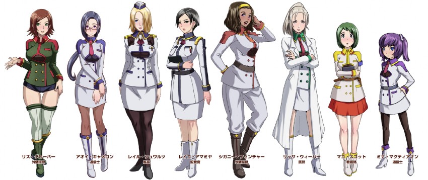 rail schwartz, liz glover, aoi cameron, lissa weaver, mako scott, and 3 more (injuu kangoku) drawn by butcha-u