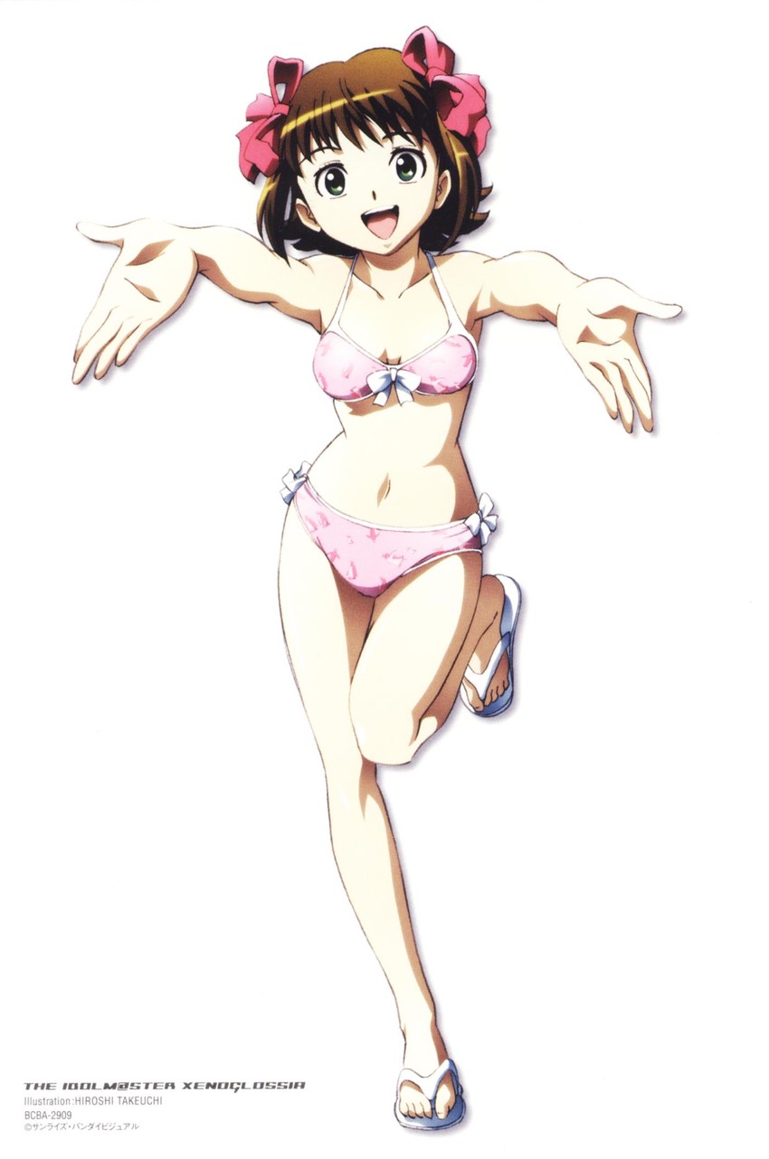 amami haruka (idolmaster and 1 more) drawn by takeuchi_hiroshi