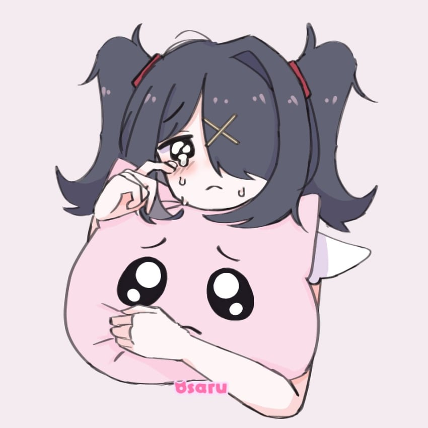 ame-chan and pien cat (needy girl overdose) drawn by osaru_(stfuosaru)