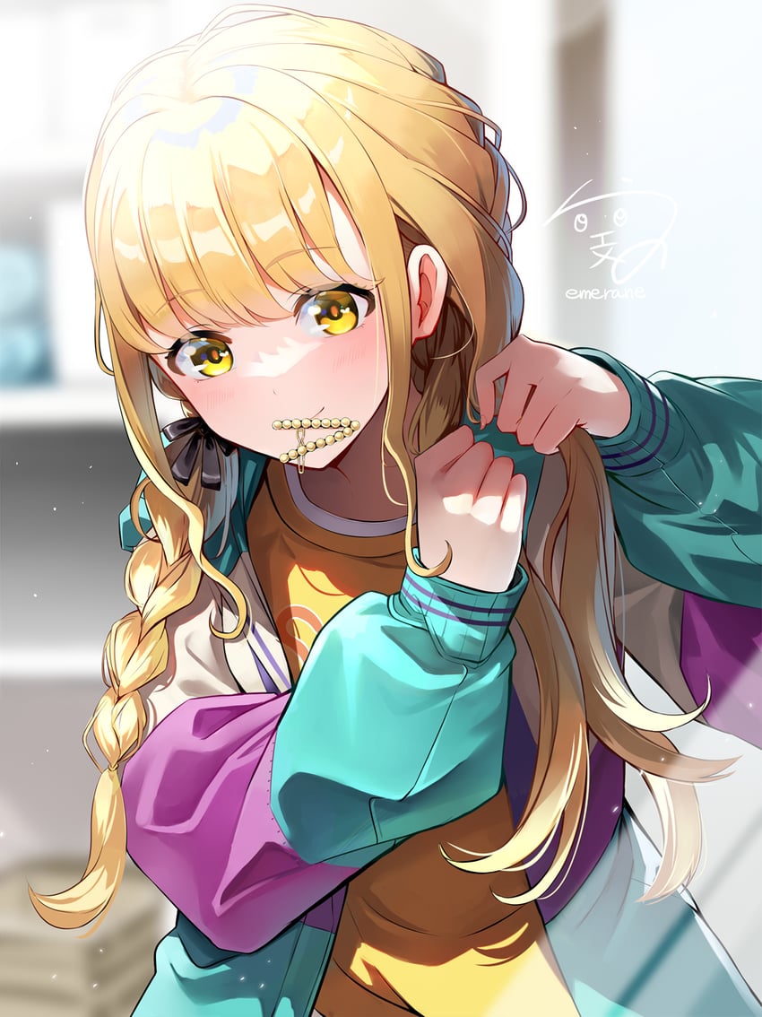 fujita kotone (idolmaster and 1 more) drawn by emerane