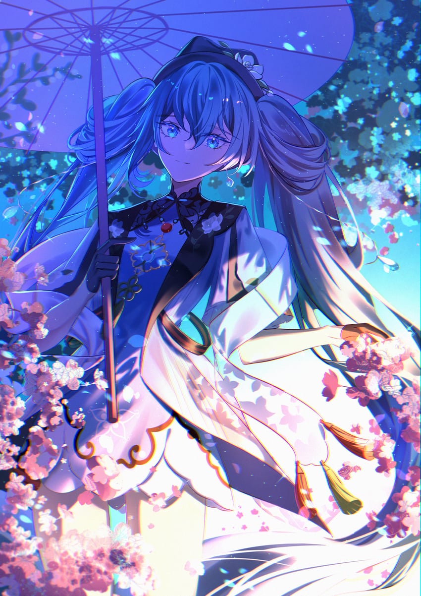 hatsune miku (vocaloid and 1 more) drawn by theazureciel