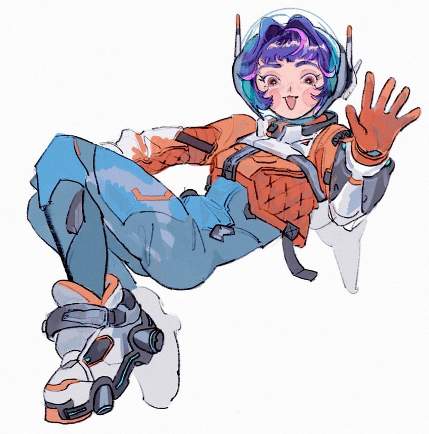 juno (overwatch and 1 more) drawn by na_(ajinori_oisiina)