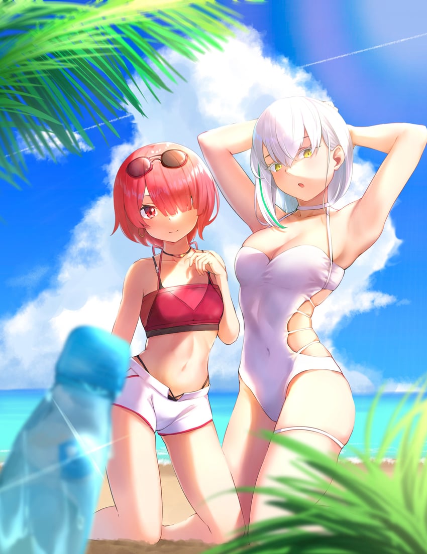 ram and zarestia (re:zero kara hajimeru isekai seikatsu and 1 more) drawn by m.tokotsu