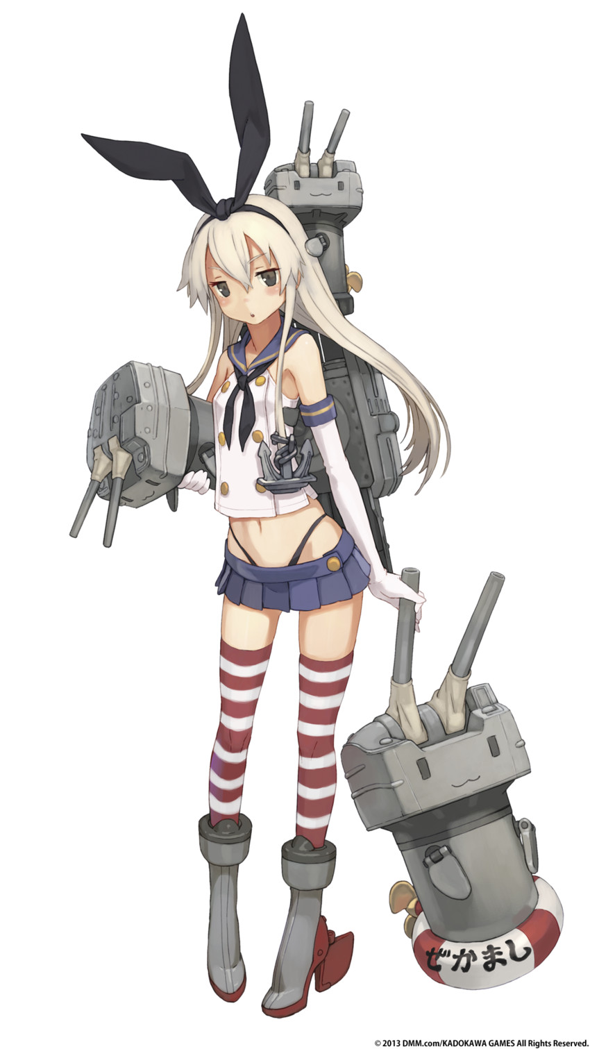 shimakaze and rensouhou-chan (kantai collection) drawn by shizuma_yoshinori