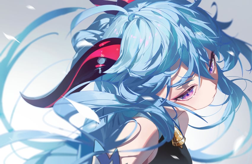 ganyu (genshin impact) drawn by dududu_(flying-corpses)