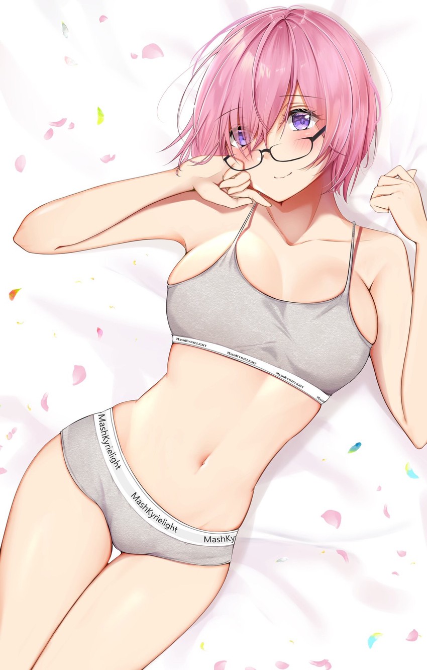 mash kyrielight (fate and 1 more) drawn by uiri-na