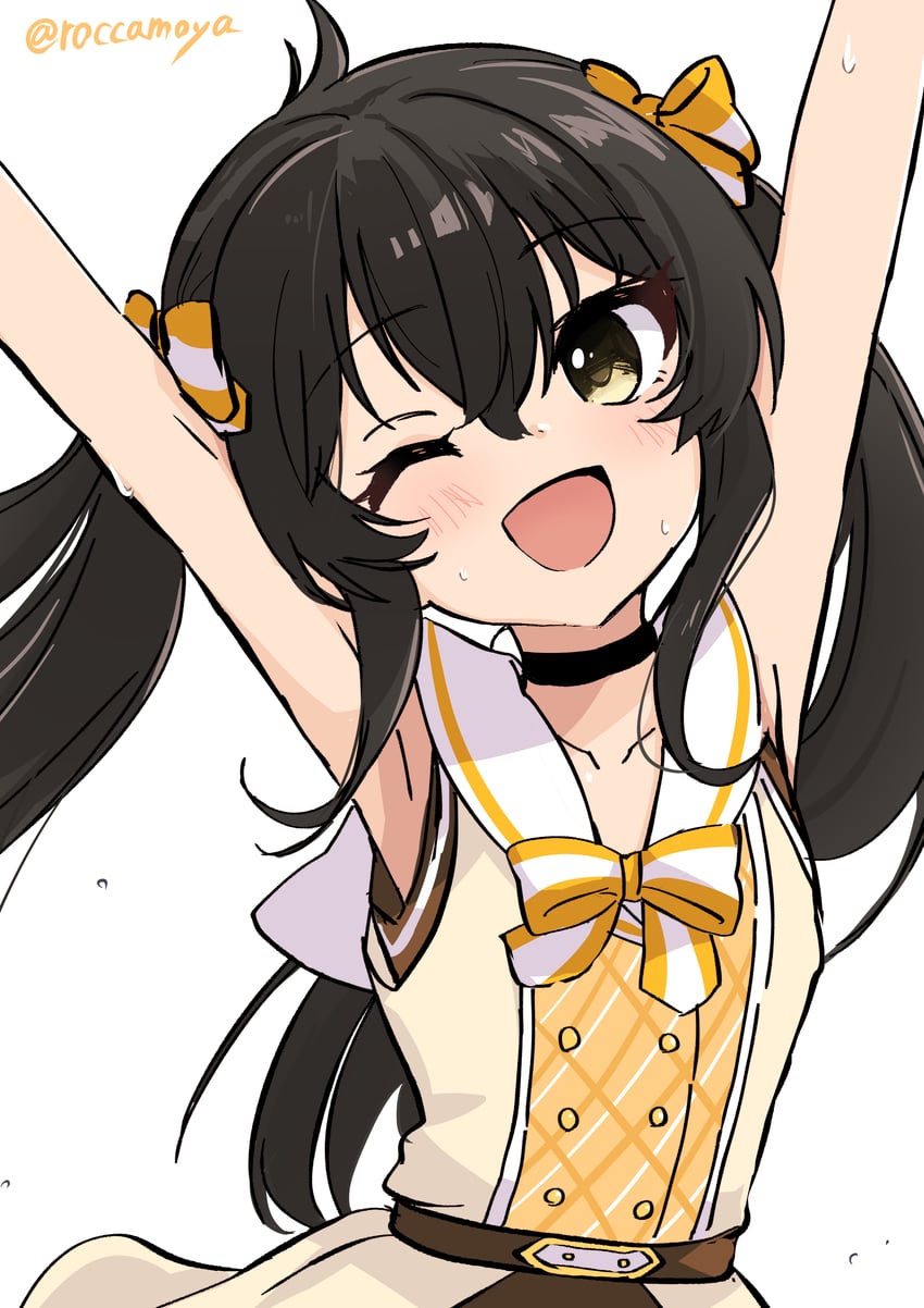 matoba risa (idolmaster and 2 more) drawn by roccamoya