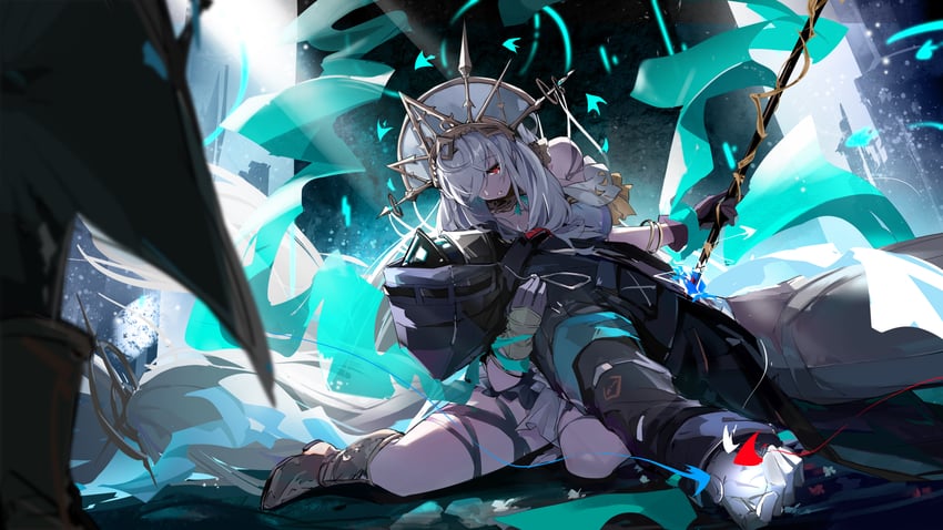 doctor, skadi, and skadi the corrupting heart (arknights) drawn by daier