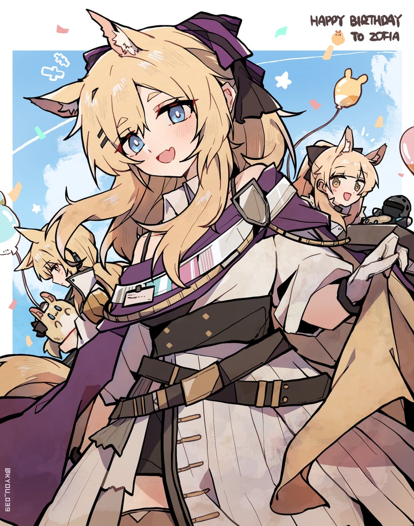 doctor, nearl, whislash, blemishine, and nearl the radiant knight (arknights) drawn by kyou_039