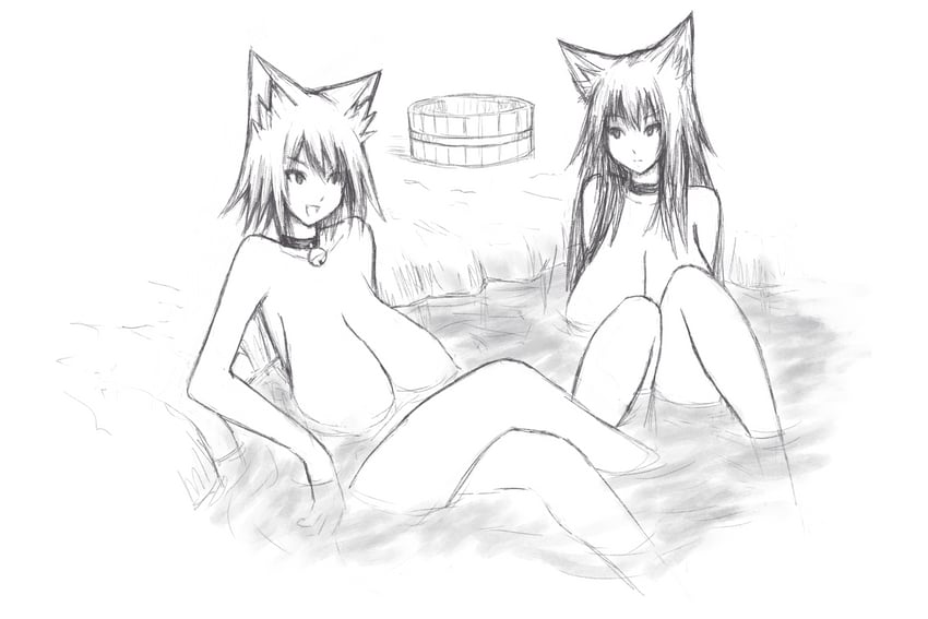 kotone inazuma and risa akiyama (vivid dead) drawn by kosmic91