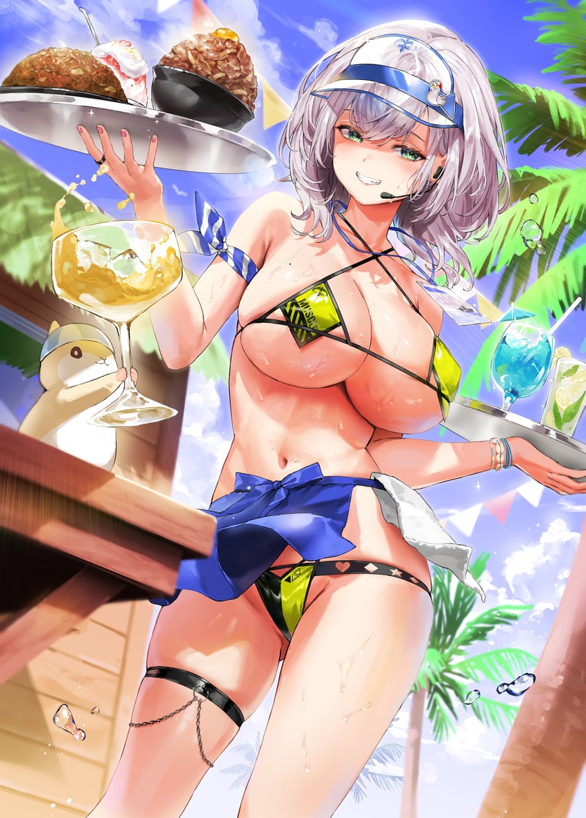 shirogane noel, subaru duck, and pop (hololive) drawn by kuroi_suna