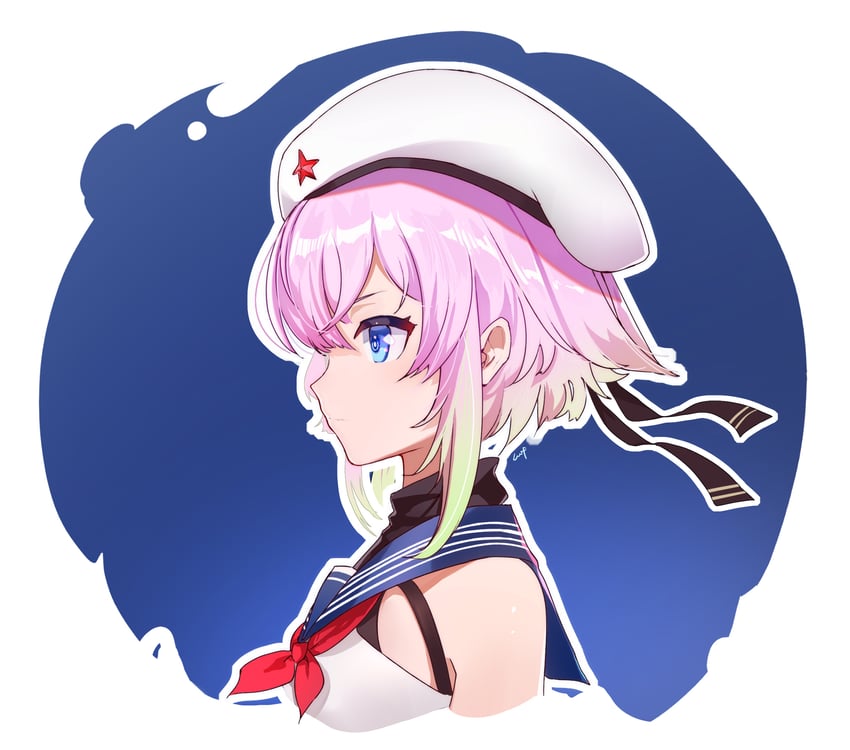 jinan (warship girls r) drawn by deer_gu_fu_fu_ball
