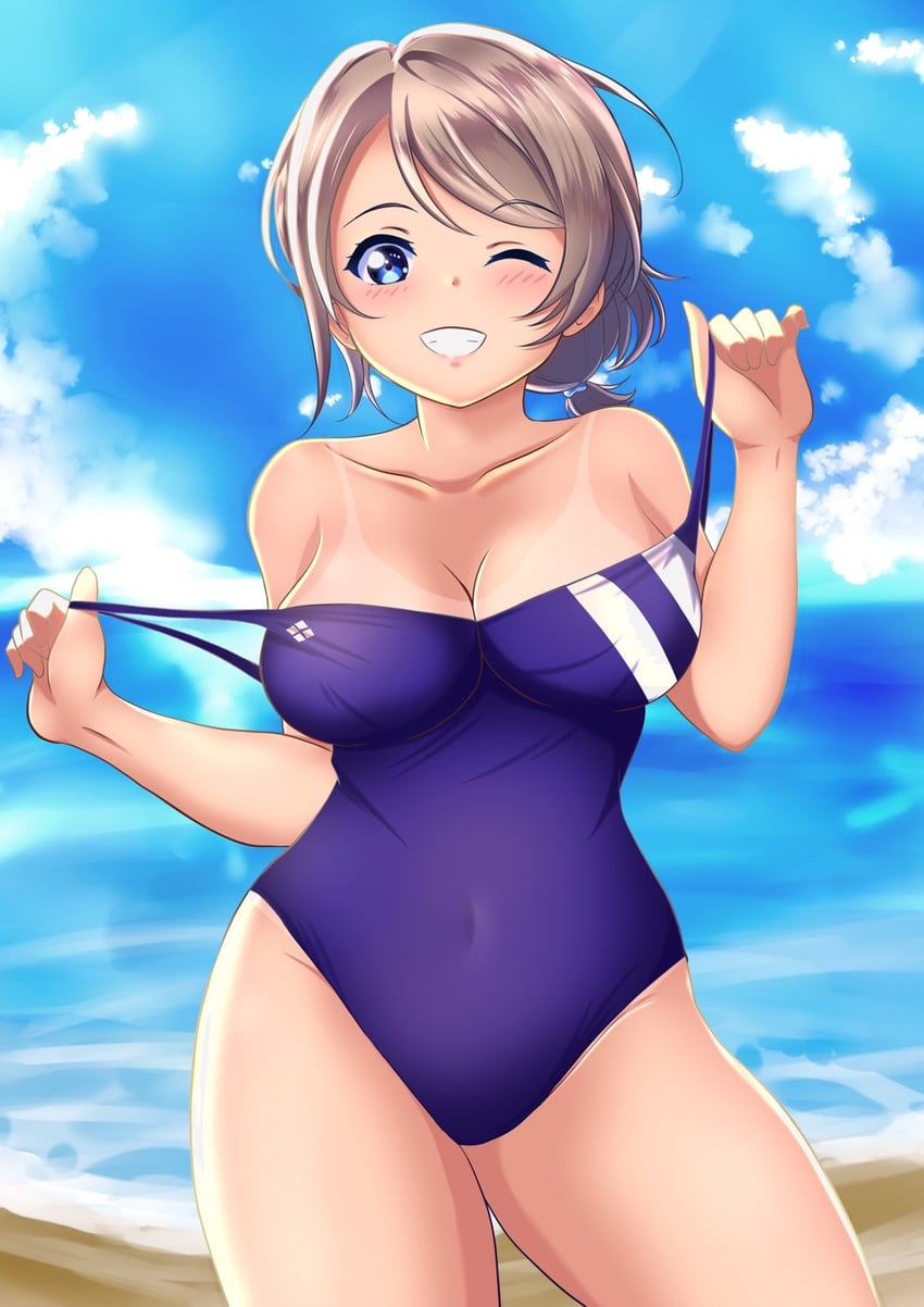 watanabe you (love live! and 1 more) drawn by nanja_najav