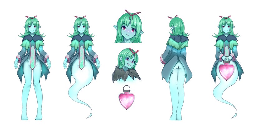 blue and ghost (original and 1 more) drawn by nanostar