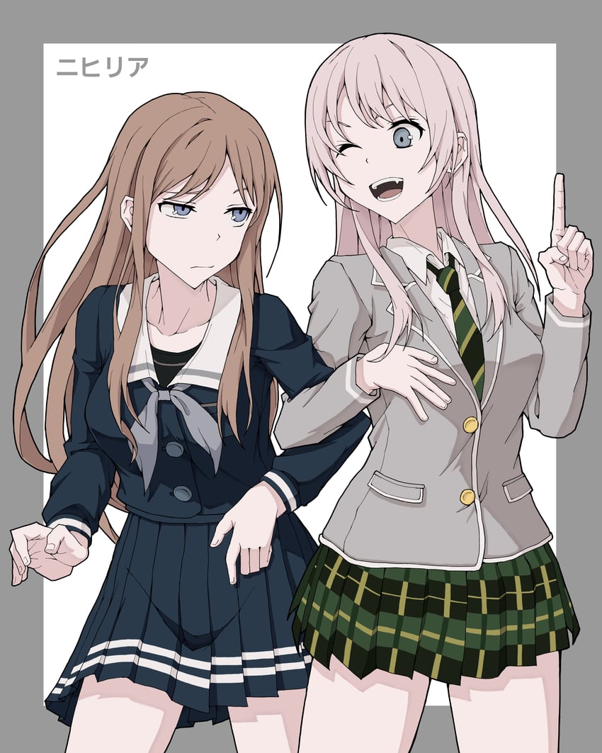 chihaya anon and nagasaki soyo (bang dream! and 1 more) drawn by user_zgaw8233