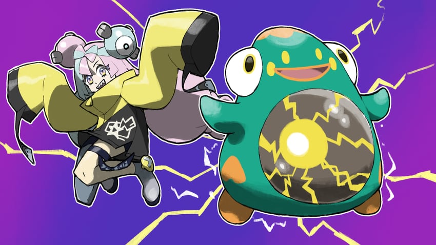 iono, magnemite, and bellibolt (pokemon and 1 more) drawn by blacknirrow