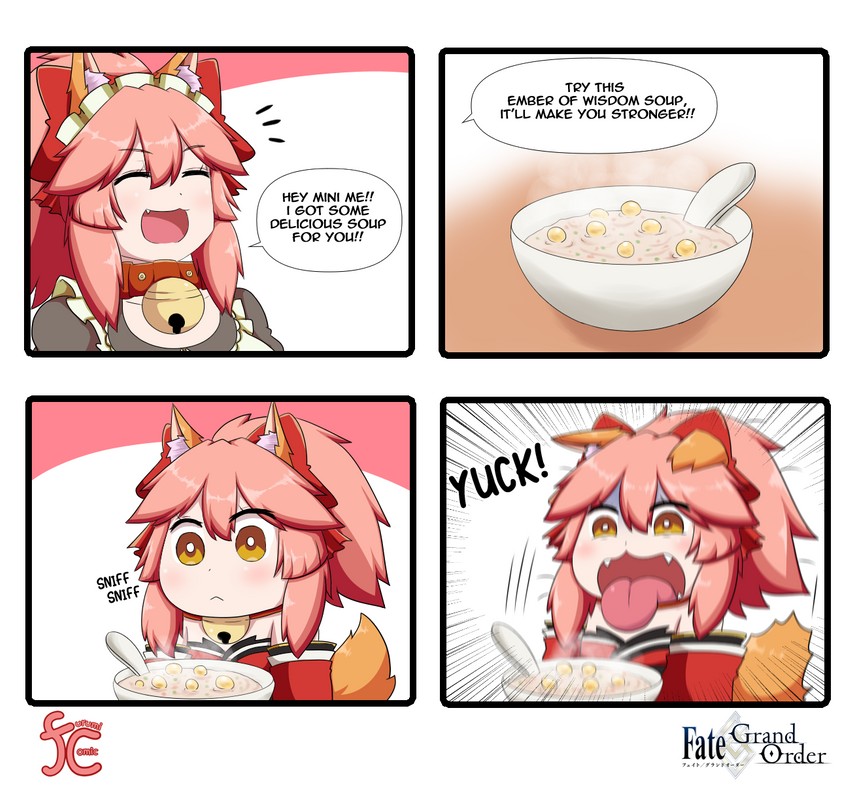 tamamo and tamamo cat (fate and 1 more) drawn by keita_naruzawa