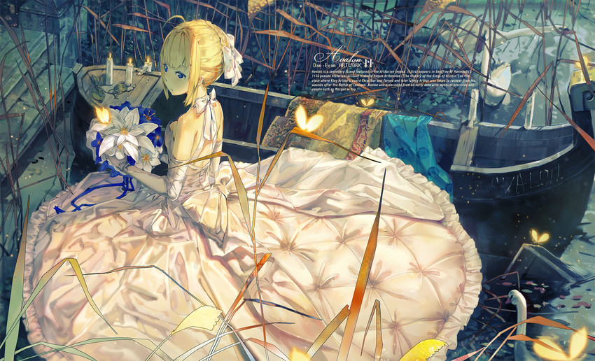 artoria pendragon and saber (fate and 1 more) drawn by dan_evan