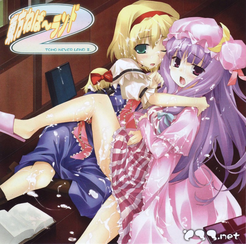 alice margatroid, patchouli knowledge, and shanghai doll (touhou) drawn by tororo_(toriaezu)
