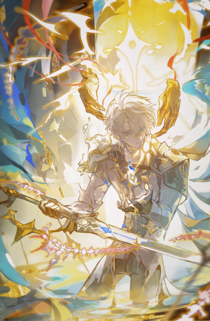 phainon (honkai and 1 more) drawn by iron_hailai