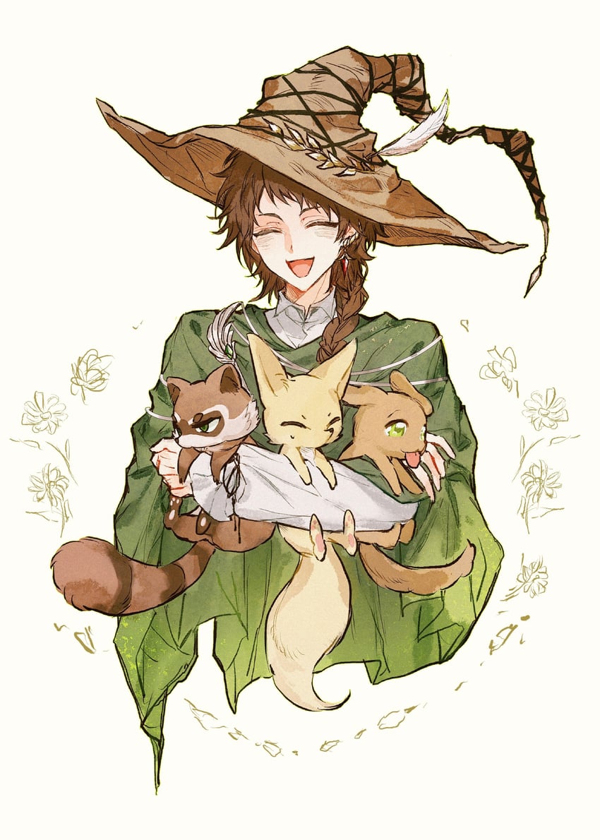 atou haruki, harada minoru, and shinano eiji (saibou shinkyoku) drawn by xuanyuan