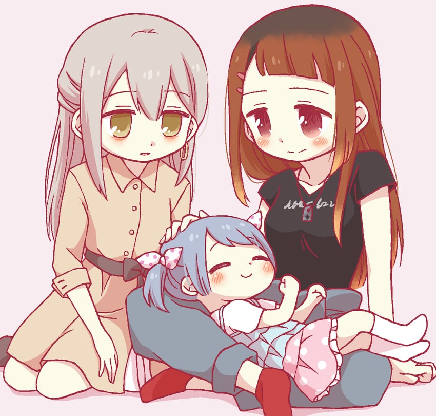 kureha yuna, ooba juri, and kasane ao (mahou shoujo madoka magica and 1 more) drawn by yuzuno_nana