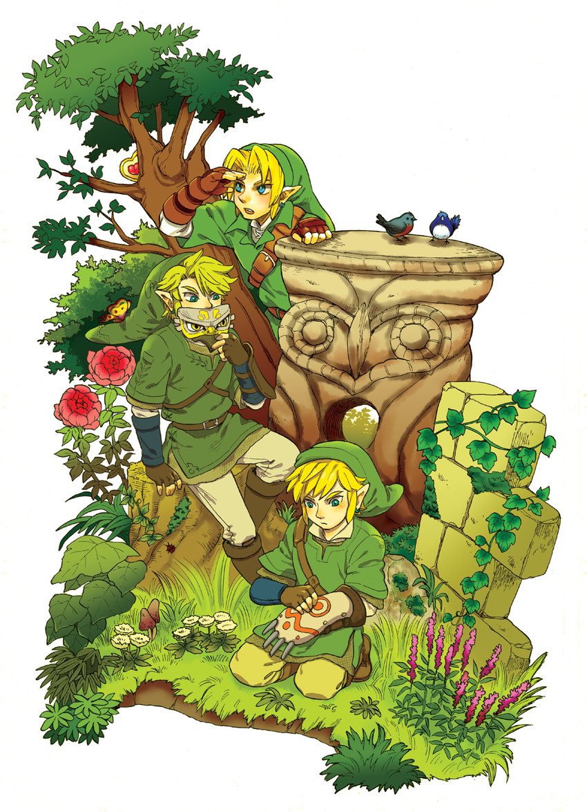 link (the legend of zelda and 3 more) drawn by rito_(kinokosoup)