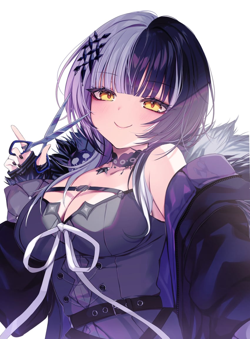 shiori novella and yorick (hololive and 1 more) drawn by ineka_ka