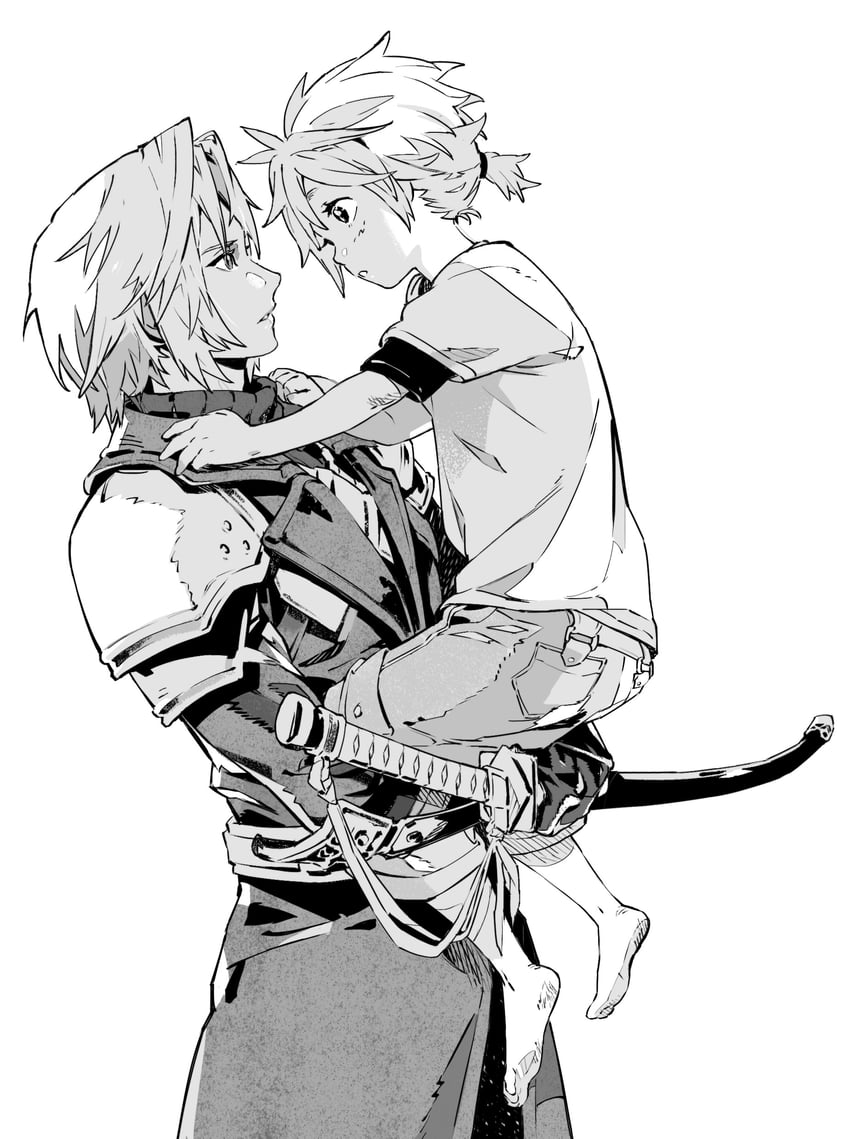 cloud strife and sephiroth (final fantasy and 2 more) drawn by redshu