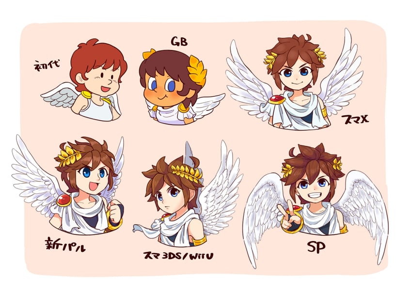 pit (super smash bros. and 3 more) drawn by moechar0426