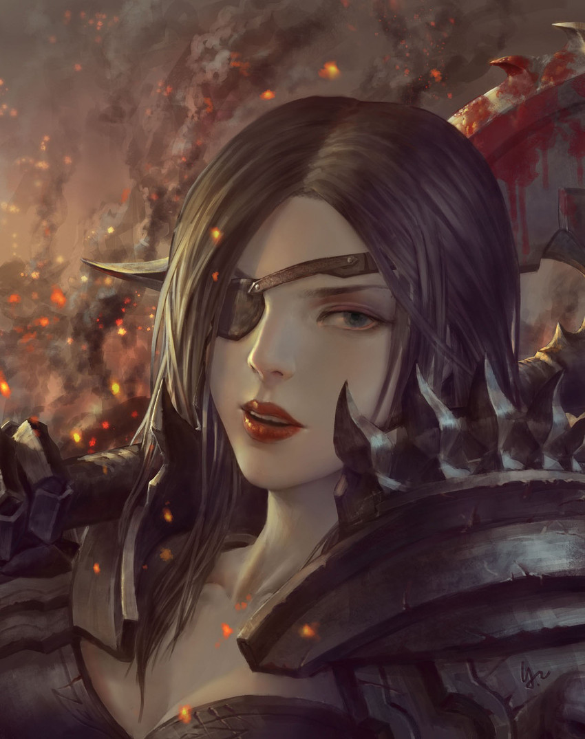 player character (warcraft and 1 more) drawn by y.c