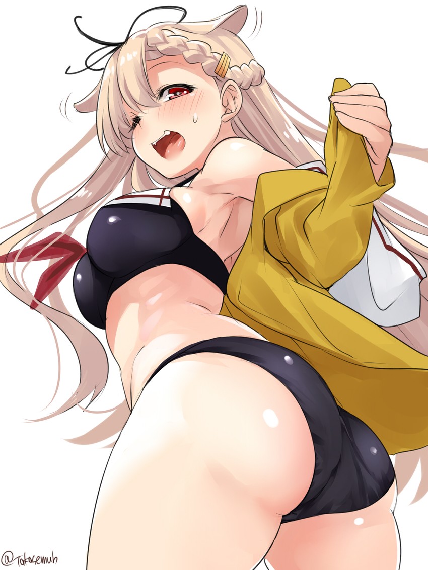 yuudachi and yuudachi kai ni (kantai collection) drawn by takase_muh