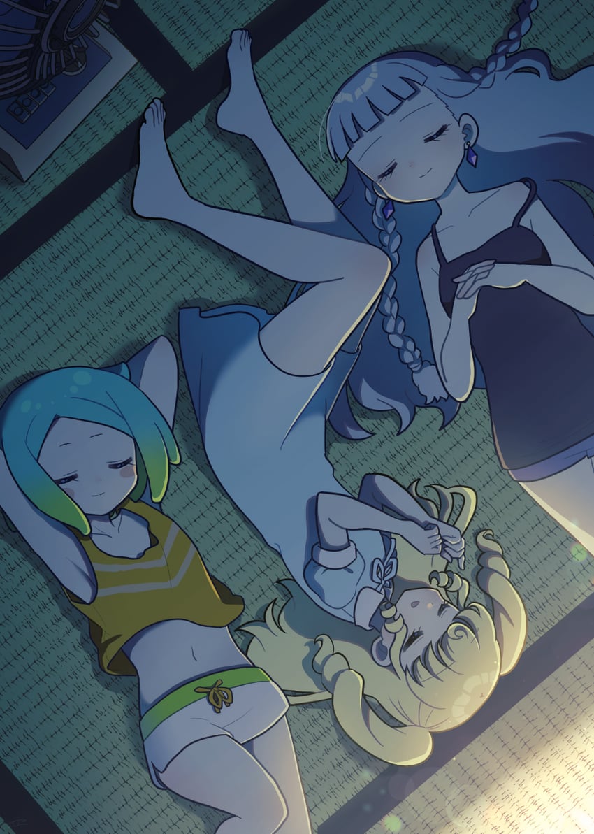 yumekawa yui, nijiiro nino, koda michiru, and miichiru (pretty series and 2 more) drawn by koyoshi_yoko