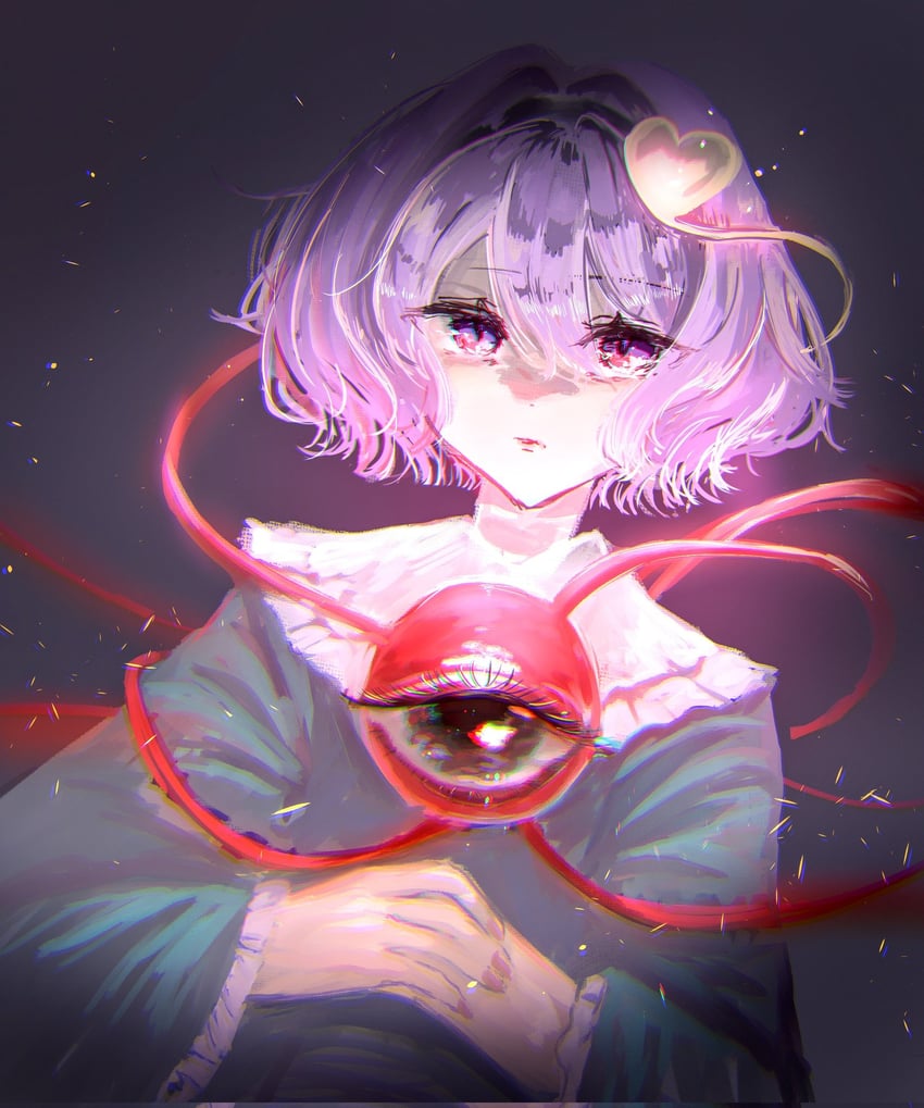 komeiji satori (touhou) drawn by kizkura