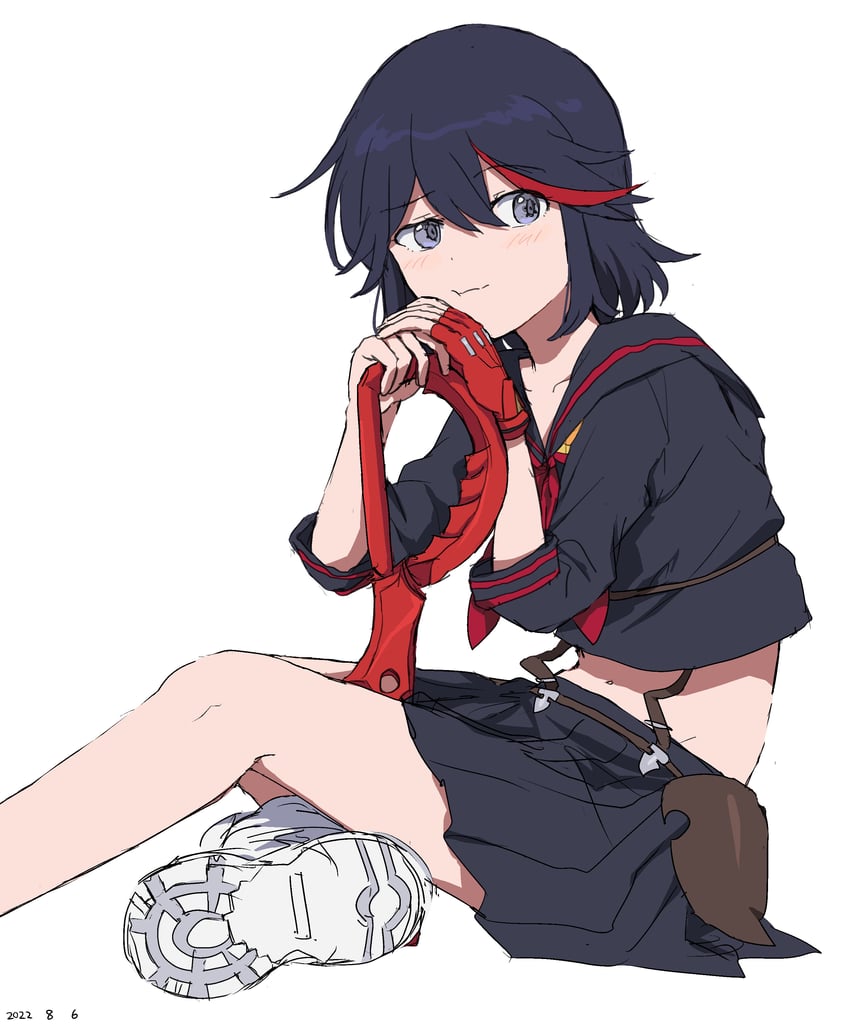 matoi ryuuko and senketsu (kill la kill) drawn by takatisakana