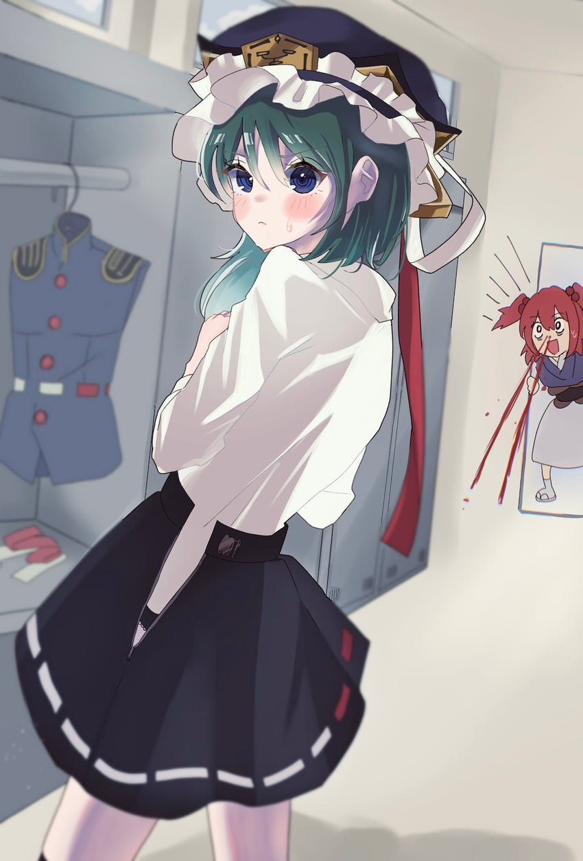 shiki eiki and onozuka komachi (touhou) drawn by eik_s2