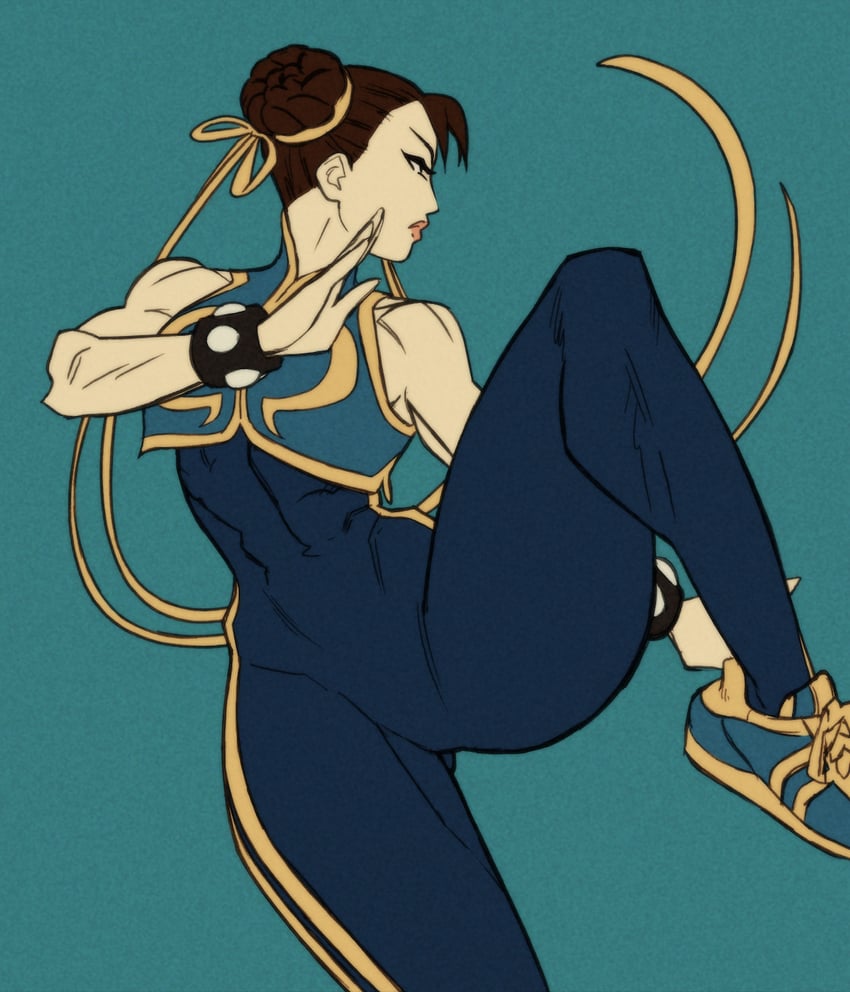 chun-li (street fighter and 1 more) drawn by kris_anka