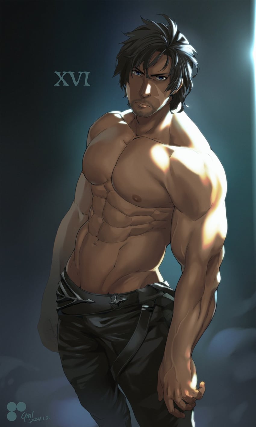 clive rosfield (final fantasy and 1 more) drawn by 8_(yamalu)