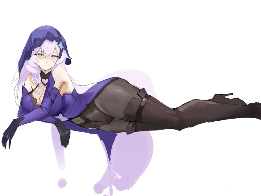 black swan (honkai and 1 more) drawn by smurtz