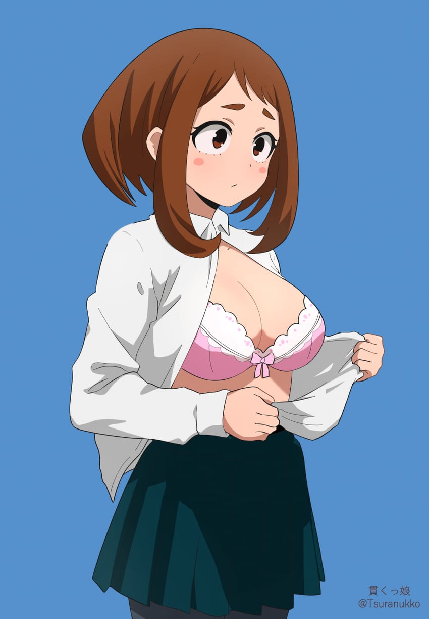 uraraka ochaco (boku no hero academia) drawn by tsuranukko