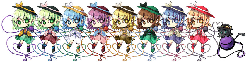 komeiji koishi (touhou and 1 more) drawn by ys_(fall)