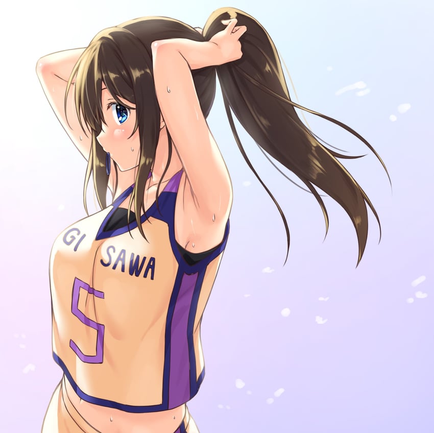 sagisawa fumika (idolmaster and 1 more) drawn by hinata_nao