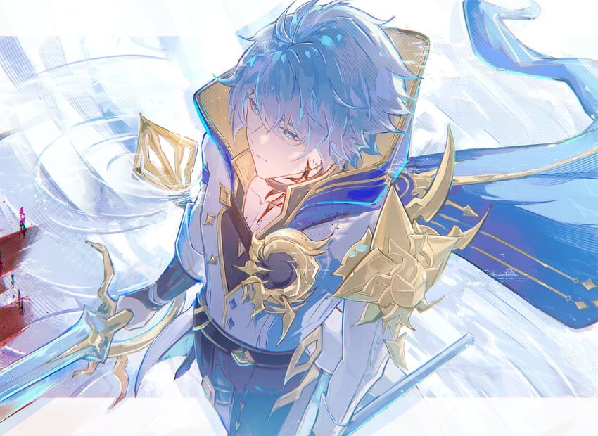 phainon (honkai and 1 more) drawn by roscoe_(onyx_black89)