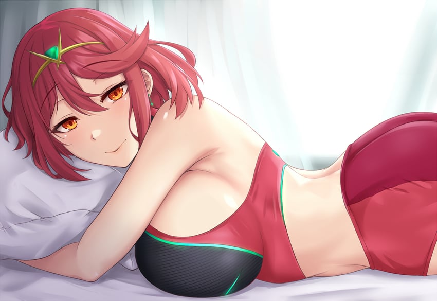 pyra (xenoblade chronicles and 1 more) drawn by zatma0041